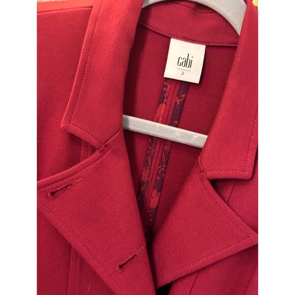 Burgandy Cabi Blazer - Picture 2 of 6